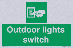 Outdoor lights switch